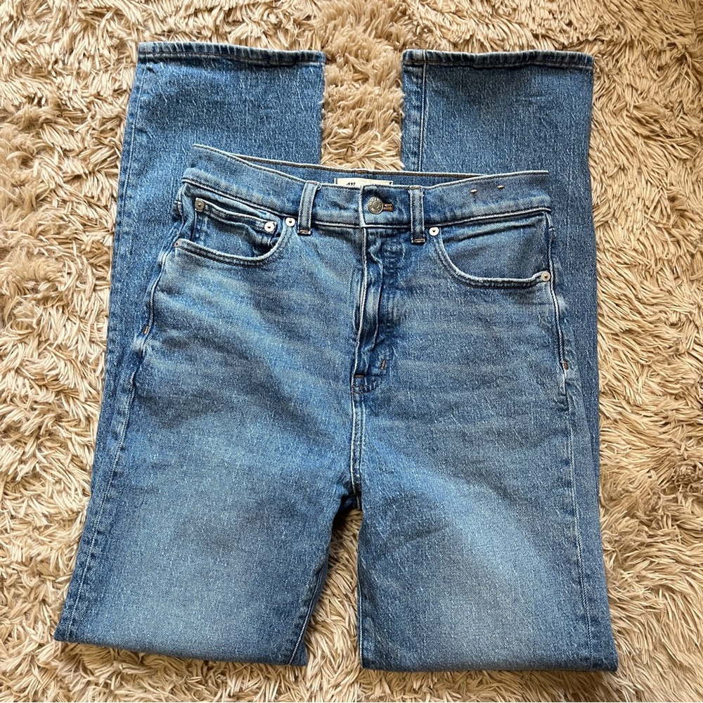 Madewell 90’s Straight High Rise Jeans 27T